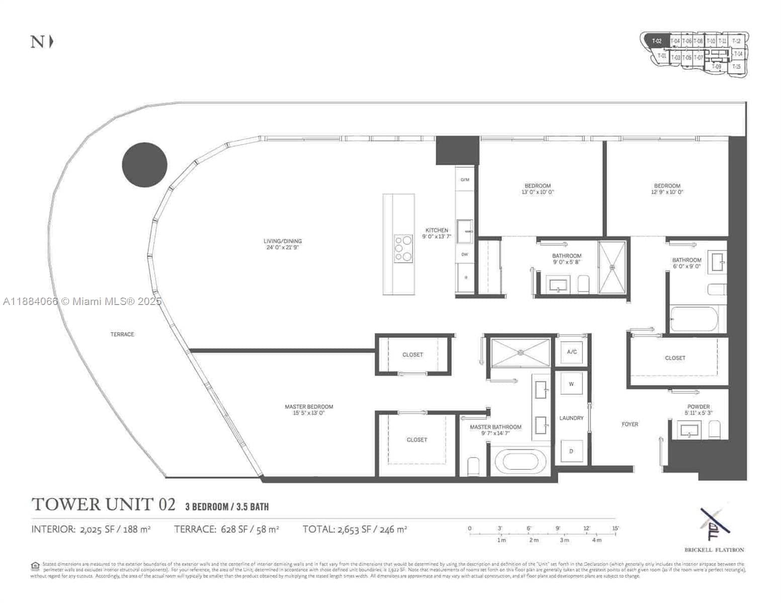 3-bedroom Condo — 1000 Brickell Plz #3302, Miami, FL 33131