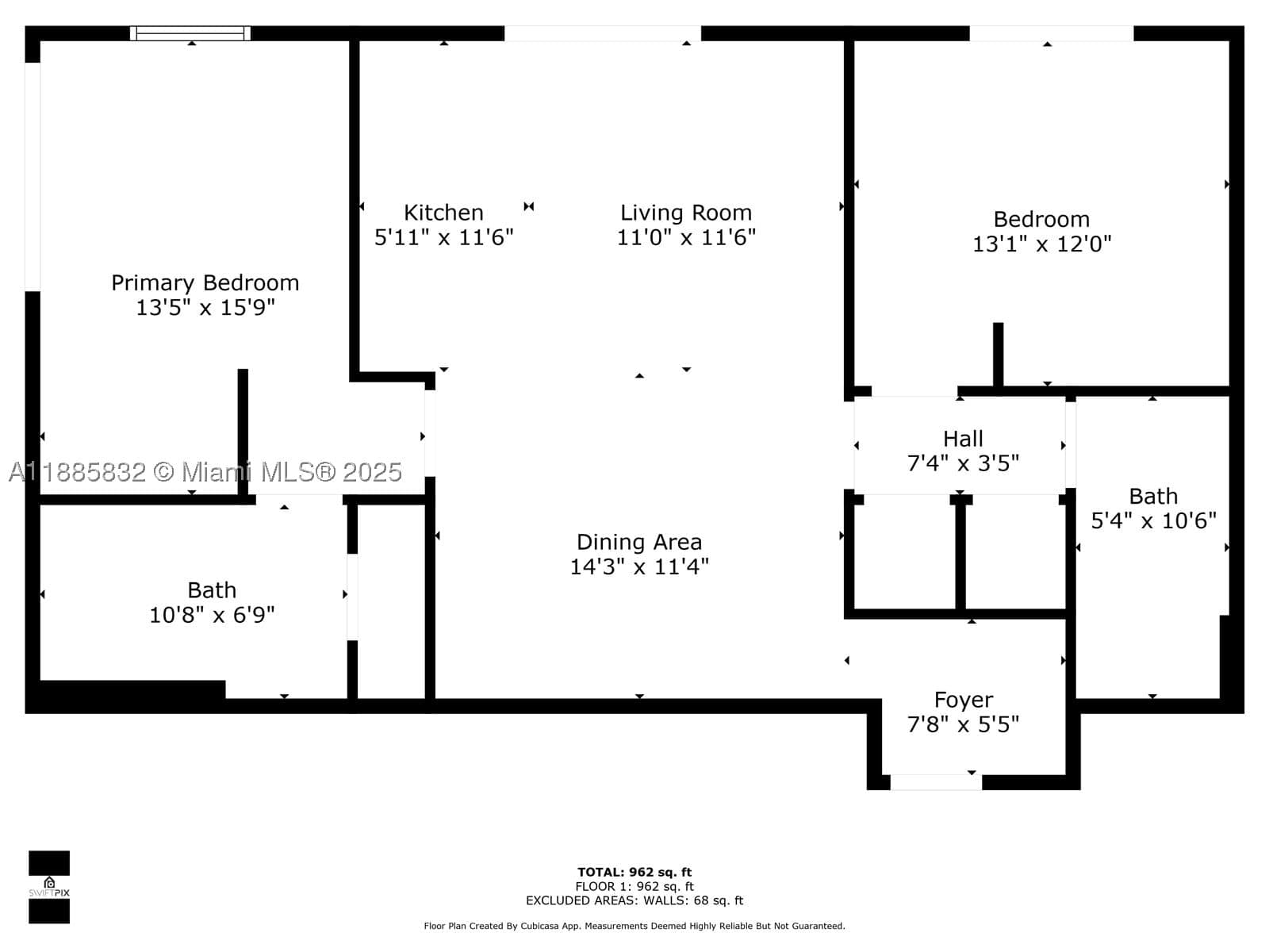 2+1 Condo — 159 6th St #3302, Miami, FL 33132