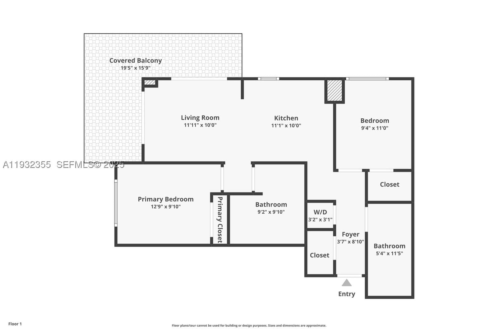 2+1 Condo — 11 6 Street #2201, Miami, FL 33132