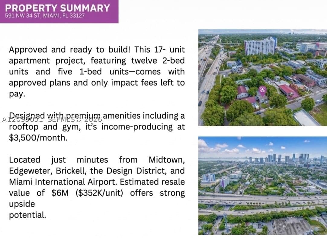 2+1 Müstakil ev — 591 34th St, Miami, FL 33127