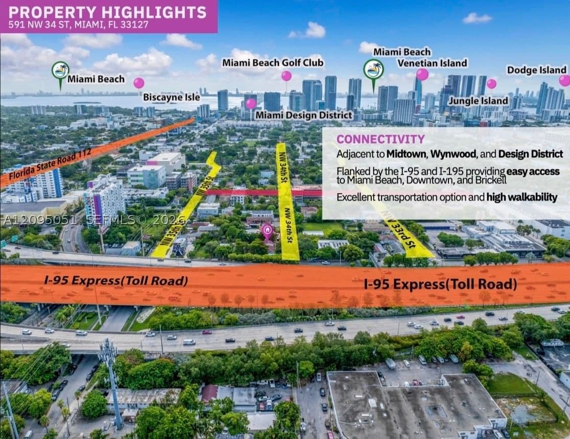 2+1 Müstakil ev — 591 34th St, Miami, FL 33127