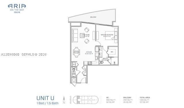1+1 Condo — 488 18th St #3103, Miami, FL 33132