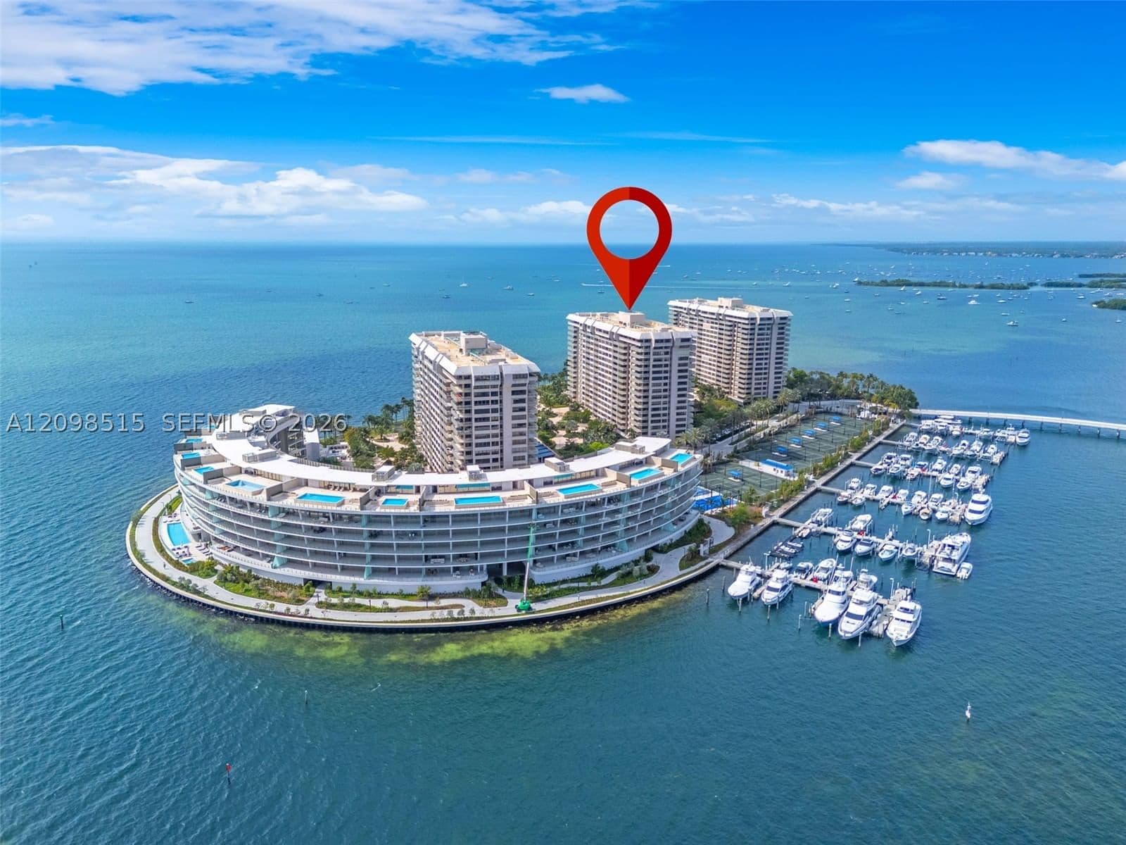 2-bedroom Condo — 2 Grove Isle Dr #B606, Miami, FL 33133