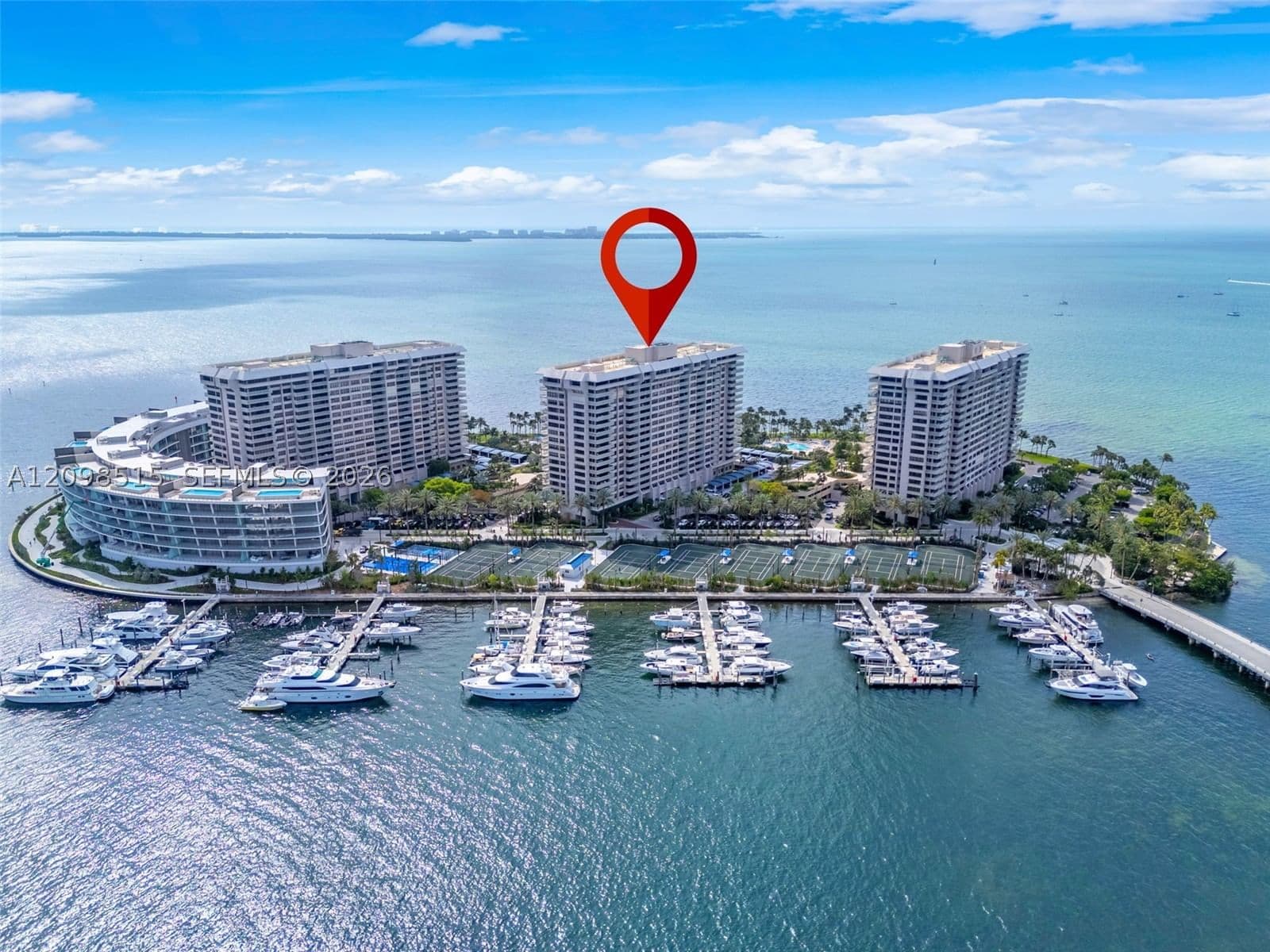 2-bedroom Condo — 2 Grove Isle Dr #B606, Miami, FL 33133