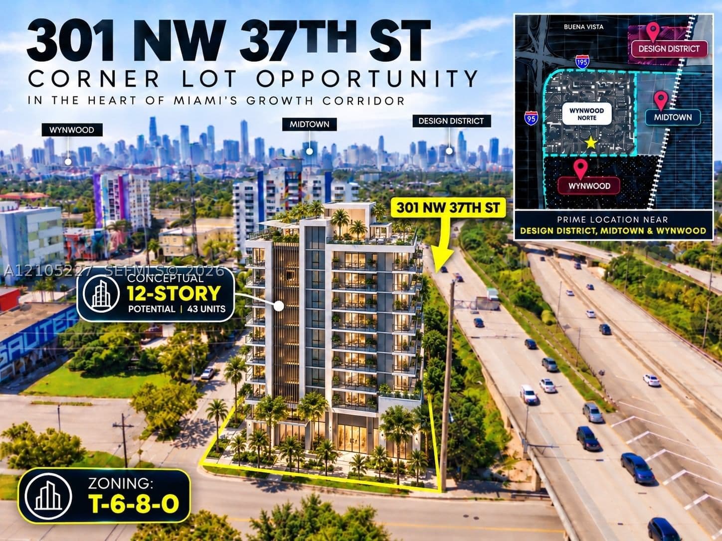 Mülk — 301 37th St, Miami, FL 33127