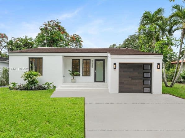 3-bedroom Single-Family Home — 118 Sarto Ave, Coral Gables, FL 33134