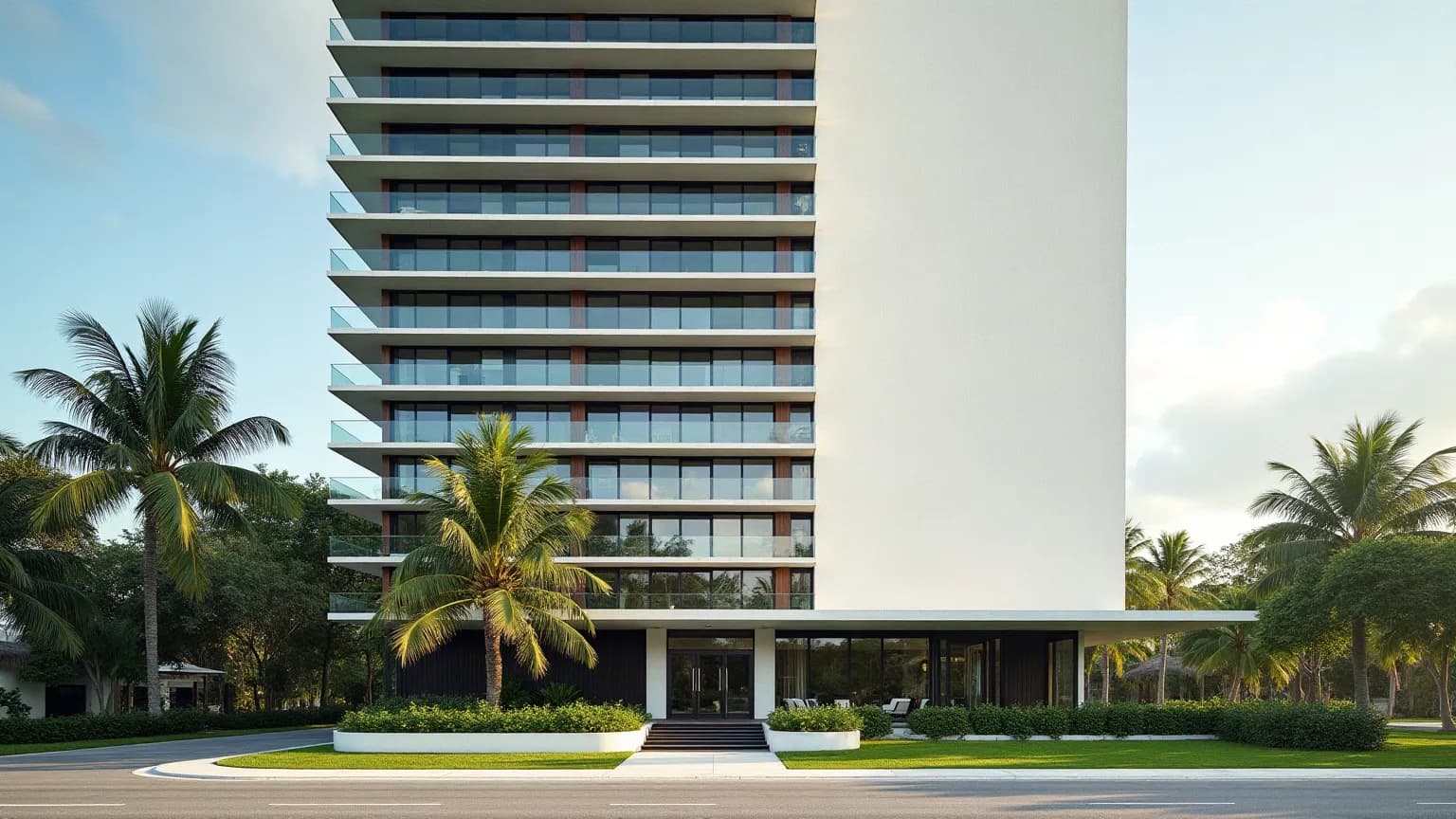Miami'de condo ile müstakil ev seçimini iki konut tipini yan yana koyarak anlatan temsilî görsel