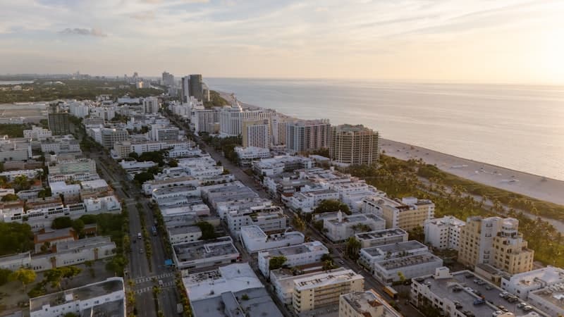 Sunny Isles, Miami havadan görünüm