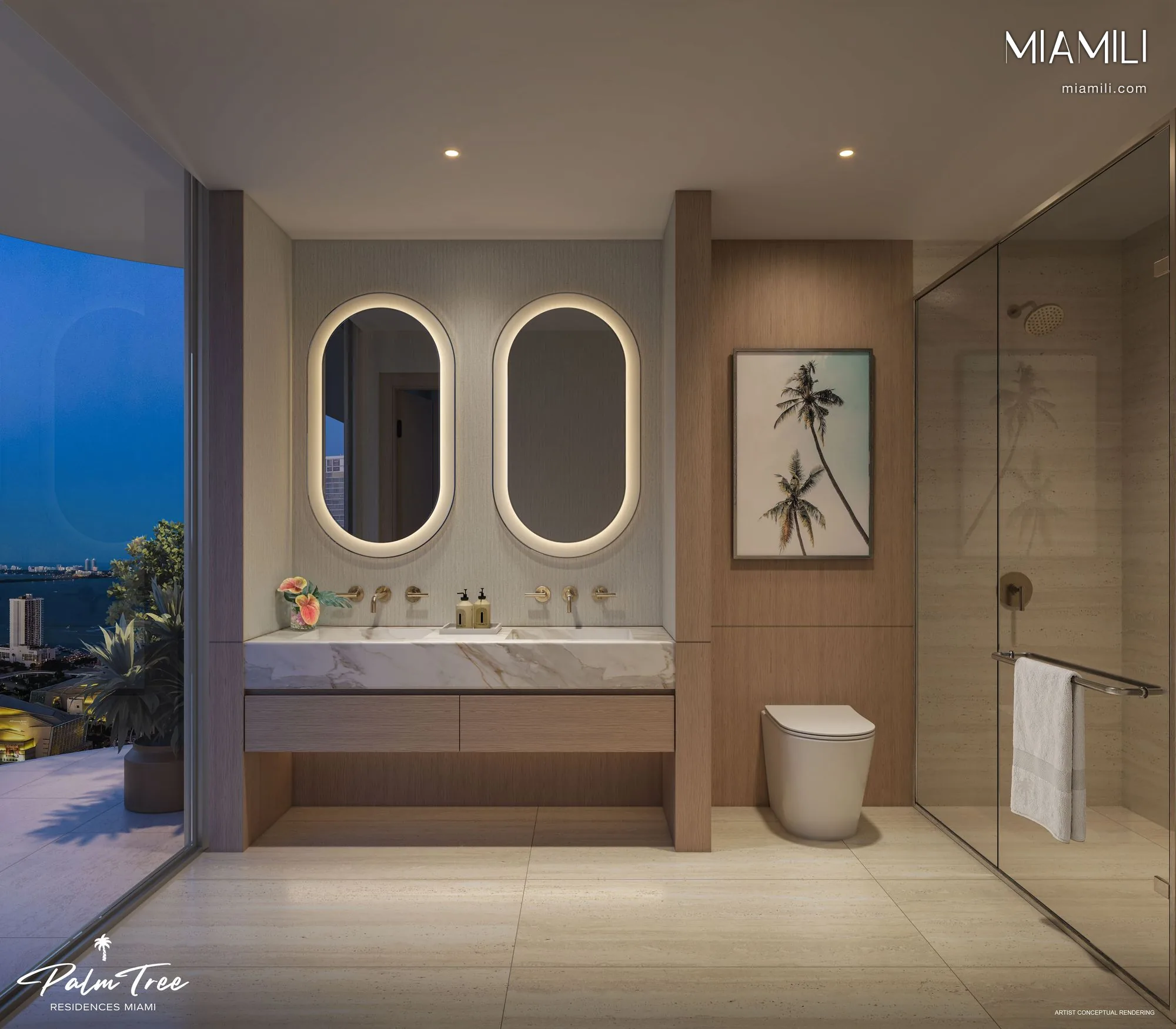 Palm Tree Residences Miami — branded residence development in Park West (Downtown Miami)